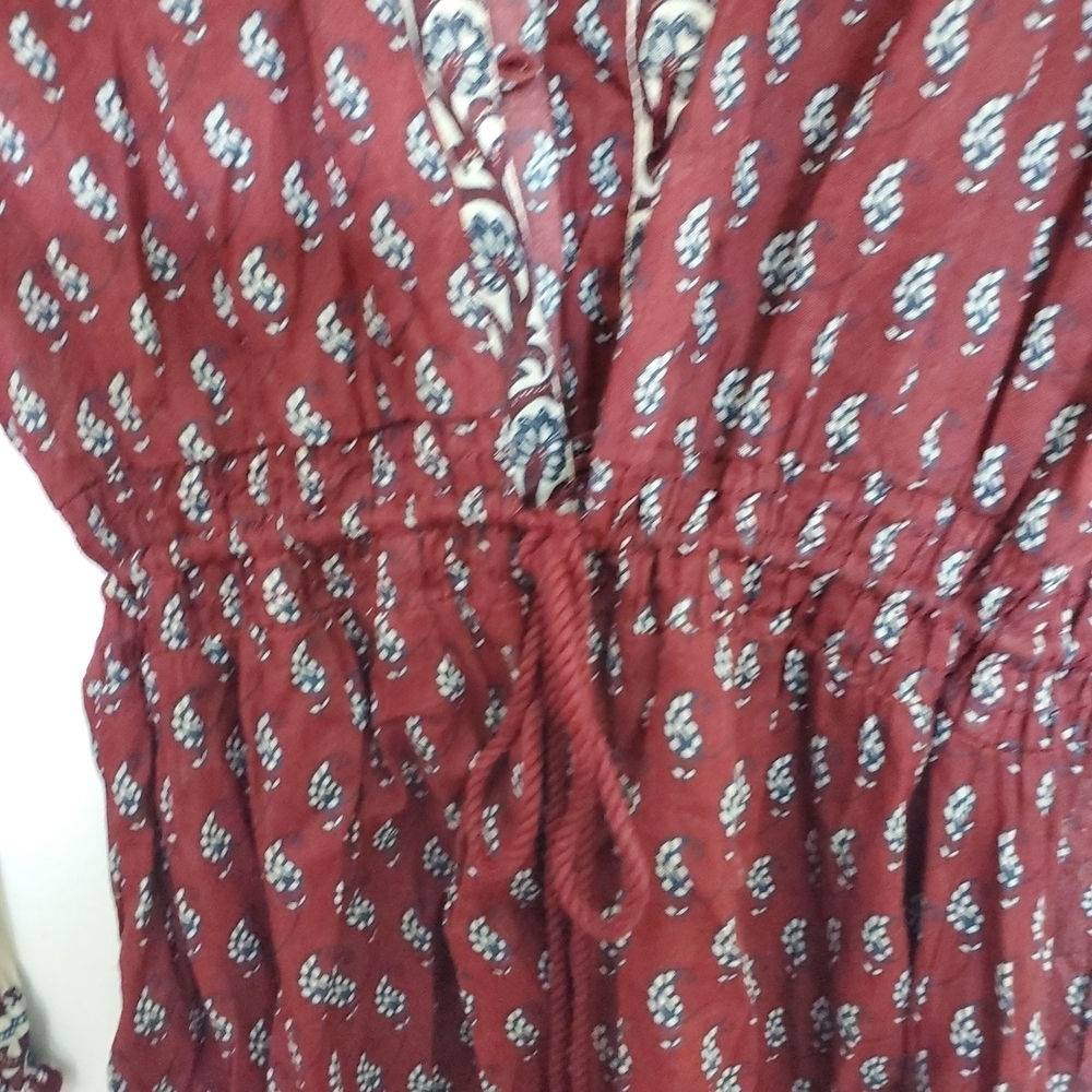 Bohemian Red Maxi Dress - Picture 3 of 7